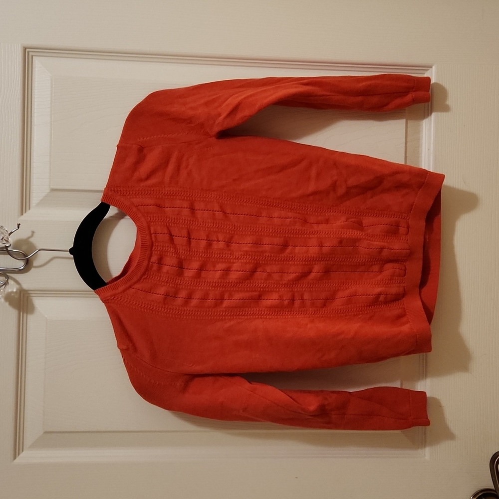 Banana Republic, Size XXS Petite, Coral Cardigan Sweater